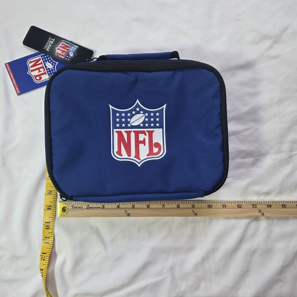 NWT Blue NFL Lunchbox Blue Lids Adult School Work National Football League